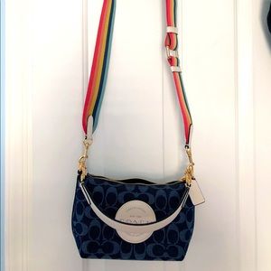Coach denim jacquard Dempsey shoulder bag